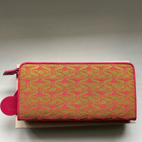 Vivienne Westwood Orb Monogram Canvas Wallet - Picture 2 of 8